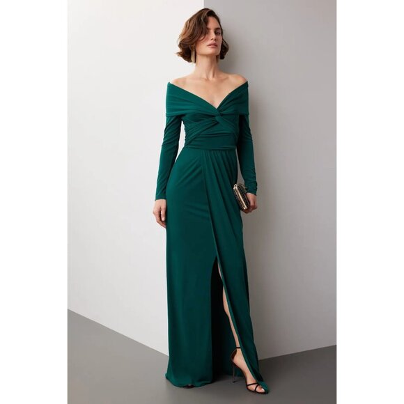 Zac Posen Dresses & Skirts - B-188. Zac Posen Wrapped Around Gown Green US 12